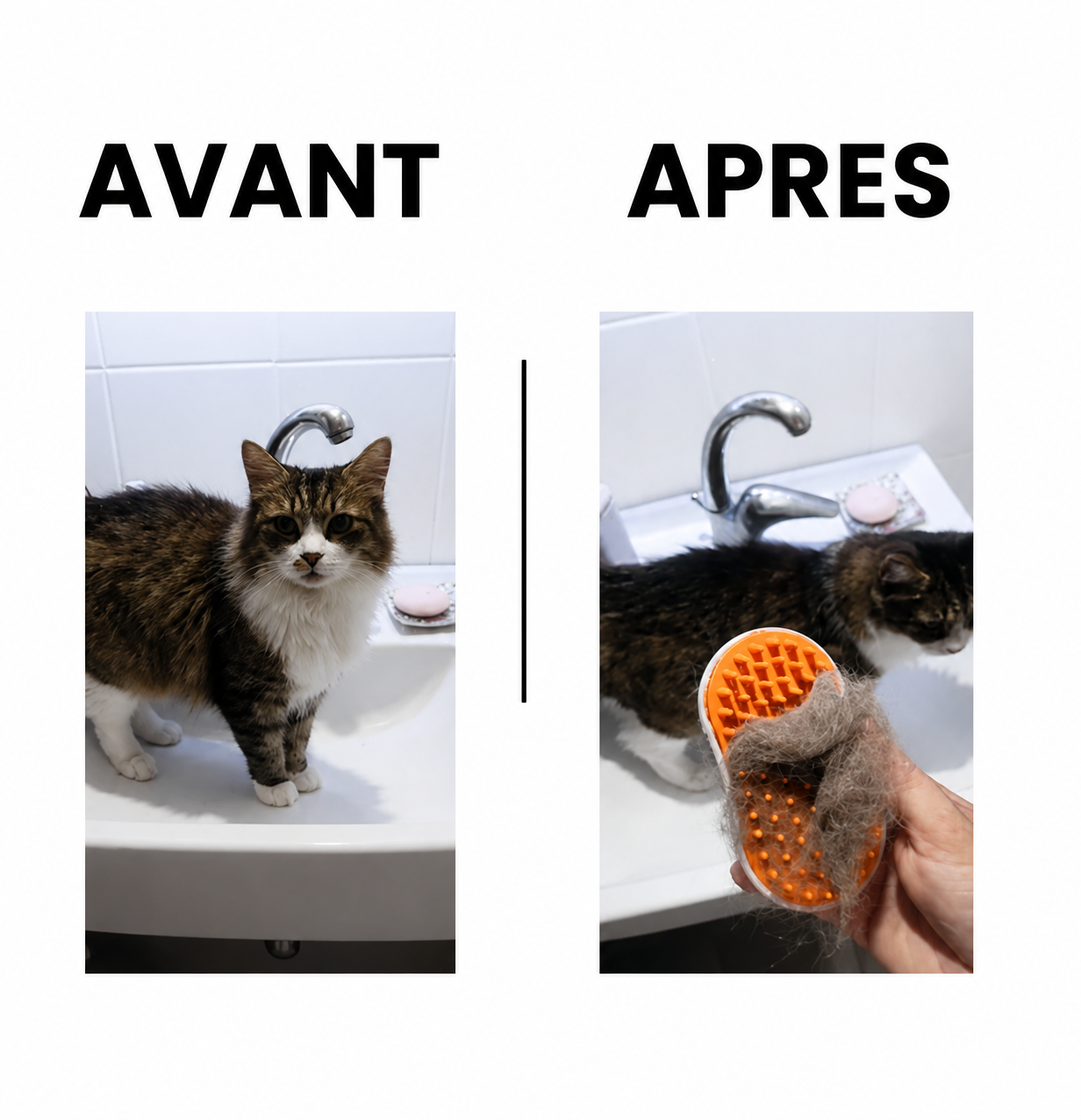 Brosse à Vapeur pour Chat - Groomly